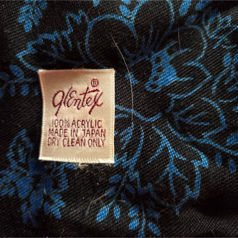 Glentex purple and blue scarf
